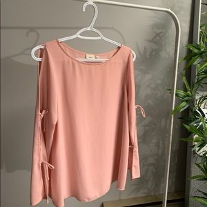 Long sleeve pink top